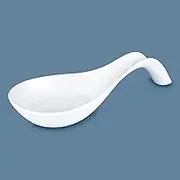 Wilkie Brothers Bone Porcelain Spoon Rest, 24 x 10 cm, White