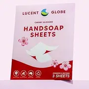 Lucent Globe Foaming Hand Soap Sheets - Foaming Hand Soap Refill. Fresh Cherry Blossom Scent.