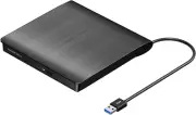External CD DVD Drive True USB 3.0 Portable DVD & CD-ROM +/-RW Player Burner Rea