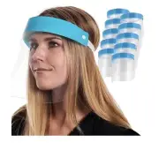 Salon World Safety Face Shields Ultra Clear Protective Full Face Shields 20units