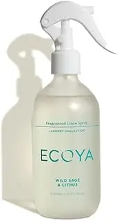 Ecoya Laundry Collection Wild Sage and Citrus Linen Spray, 300 ml