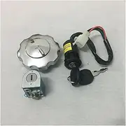 Ignition Switch for CG125 CG 125cc 150cc ZJ125 Zj150 ZJ 125 150 4 Wire Motorcycle Ignition Switch Fuel Tank Cap Lock Key Kits Motorcycle Ignition Switch Lock