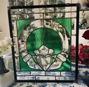 ST PATS SALE!!! Irish Claddagh Ring Sun Catcher Wall Hanging, FREE SHIPPING