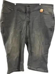 Lane Bryant Women's Plus Size 28 High Rise Flex Jegging Crop Solid Grey