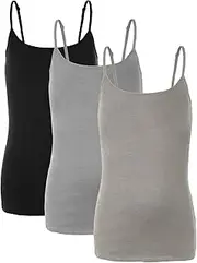 [Emmalise] Pre-Teen Training Bra Camisole with Built in Fabric Support Adjustable Bra - 8-13Years