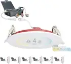 4 Inch 2 Hour FIRE Rated Ultra-Thin LED Recessed Light, 2700K/3000K/3500K/4000K/