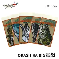 在飛比找momo購物網優惠-【日本製】OKASHIRA BIG 魚類防水貼紙(工具箱 置