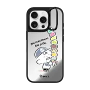 iPhone 16 Pro Mirror Ring Stand Case MagSafe Compatible No icecream No life