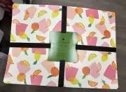 KATE SPADE New York Set of 6 Modern Citrus Fruit Easy Care Placemats - BNWT