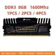 Corsair Vengeance DDR3 8GB 1600MHz PC3-12800 Desktop Memory DIMM 1PCS/2pcs/-