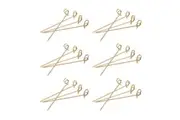 6 x 40pc Wiltshire Entertaining Finger Food Cocktail Party Skewers Sticks 10cm