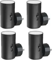 4 Pack LED Night Light, Plug into Wall, Dusk to Dawn Sensor, Soft White 3000K,Up