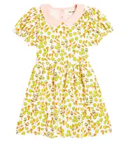 [Mini Rodini] Mini Rodini Flowers cotton-blend jersey dress M 24/36 multicoloured