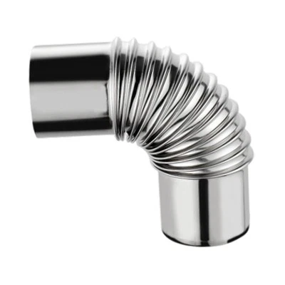 Boiler Heater Elbow Vent Pipe Flue 2.36 inch Diameter Tube Exhaust Pipe for
