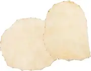 Alasum 2pcs Drum ，Drum Leathers Percussion Hand Drum Skin Percussion Part Replacements Leather Drum Heads