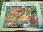 Ravensburger 2,000 Pieces Puzzle World Of Books Aimee Stewart 166885 BNIB