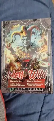 2024 Wild Card 7 Card Studs Jokers Hobby Jumbo Box 5 Encased 1/1, 1 Auto 1/1