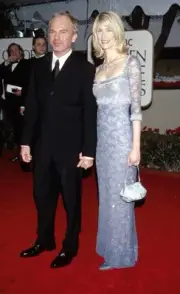 Billy Bob Thornton & Laura Dern during 57th Annual Golden Globe Aw- Old Photo