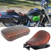 Motorcycle Solo Seat + Passenger Pillion Seat For Honda Shadow 750 Black Spirit