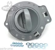 NEW Gray Inside Door Handle w/Install Kit LH REAR / FOR 2006-10 JEEP COMMANDER (for: Jeep)
