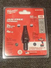 Milwaukee Tool Step Drill Bit, 1/4" - 3/4" By 1/16" 48-89-9203