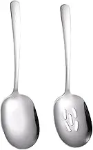 Zerodeko 304 Stainless Steel Slotted Serving Spoon Kitchen Accessory for Dinner Parties and Serving Utensils