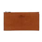 Pierre Cardin Genuine Ladies Leather Bi-Fold Wallet - Cognac