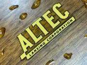 ALTEC LANSING LOGO TYPE-D WATER SLIDE DECAL WATER DECAL STICKER FOR SPEAKER