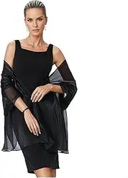 [Proumhang] Elegant Sparkling Metallic Pashmina Shawl Wrap – Shimmering Bridal Wedding Scarf for Proms,Balls & Evening Parties,Formal Dresses,Special Occasions 200cm x 70cm(79" x 27")