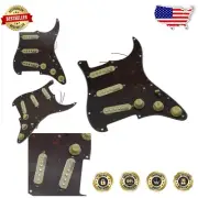 Red Tortoise Electric Guitar Pickguard with Wilkinson Pickups for Stratocaster