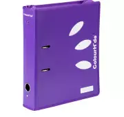 NEW COLOURHIDE ZIPPER LEVER ARCH FILE 70MM A4 PURPLE