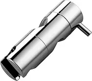 Adjustable Holder for Slide Bar Rail Head Bracket Holder Handheld Holder Bracket 360 Degree Rotation Sprayer Holder Polished Chrome