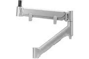 Atdec Modular AWM-AHX-S Mounting Arm for Flat Panel Display, Curved Screen Display - Silver - 1 Display(s) Supported - 109.2 cm (43") Screen Support