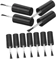 HAKIDZEL 20pcs Replacement Nail Polish Bottle Caps Set Brush Easy Application Nail Polish Brush for Home