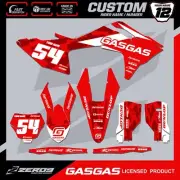 GASGAS MOTOCROSS GRAPHICS KIT CUSTOM MX GRAPHICS DECALS MC MCF EC CAMO RED