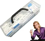 Mahjong Set, Mahjong for Kids Beginners, Educational Toys Featuring Chemistry Element Symbols for Family Friends Drinking