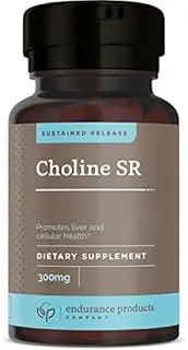 Choline Bitartrate Sustained Release - 300mg 60 Tablet - Promotes Brain Health, Mental Focus & Memory - Prenatal Supplement for Development & Growth - 100% Vegan & Non-GMO – Endurance Products Co.