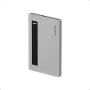 Disk Plus SSD Enclosure M.2 NVMe, 0.24" Ultra Slim Aluminum Enclosure with Built-in Cable USB C 3.2 Gen2 Support up to 4TB(2230/2242/2280 SSDs) for MacBook Pro, iPhone 16 Steam Deck (SSD not Included)