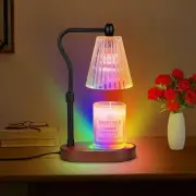 Candle Warmer Lamp with 8 Colors LED Changing,with Timer Dimmer Adjustable He...