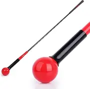 Golf Training Accessories Golf Swing Driver Golf Swing Exerciser Golf Swing Trainer 100cm Golf Practice Net(Red)