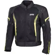 Samu Mesh Black Yellow Textile Jacket