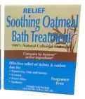1x RELIEF SOOTHING OATMEAL BATH TREATMENT Fragrance Free ComparAveeno natural