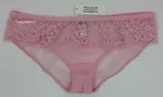 NWT COSABELLA BRIGT0721 "Brigitte" Low-Rise Mesh / Lace Bikini, Pink, Italy, L