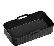 Rectangle Air Fryer Liners | Square Mat Pot Liner for Air Fryer | Reusable Pot Oven Liner Baking Tray for Roasting, Oven, Microwave