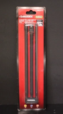 (RI1) Husky 1005 422 343 3-Piece 1/4" HEX Impact Socket Adapter Set *NEW*