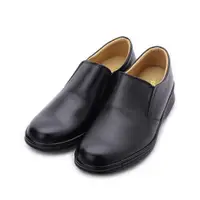 在飛比找ETMall東森購物網優惠-BONJO 特大尺碼 真皮套式氣墊皮鞋 黑 男鞋 鞋全家福