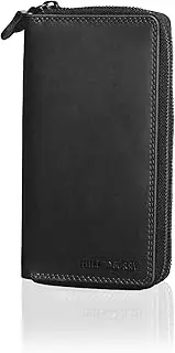 [Hill Burry] Wallet for Waiters - Unisex | Genuine Leather | Robust Workmanship and Excellent Handling | Professional Wallet for Waiters | Many Compartments