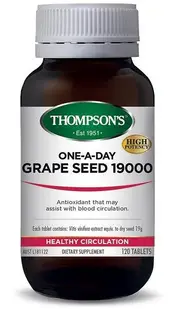 Thompsons One-A-Day Grape Seed 19000mg 120 tablets