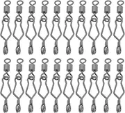 50Pss 3.7cm 71LB Fishing Speed Clips with Barrel Swivel Stainless Steel Lure Fishing Tackle