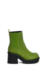 [dELiA*s by Dolls Kill] Off The Record Ankle Boots - Green